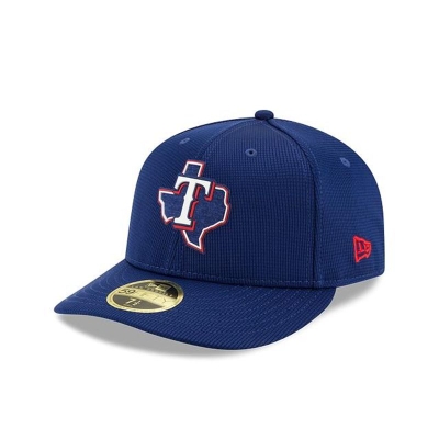 Texas Rangers Gorra | New Era MLB Clubhouse Collection Low Profile 59fifty Fitted Cap Mexico - Azules